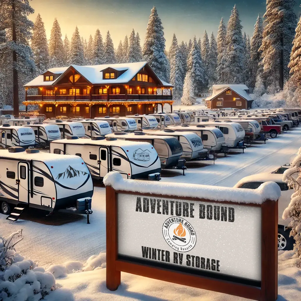 Winter RV storage at Adventure Bound Oak Creek